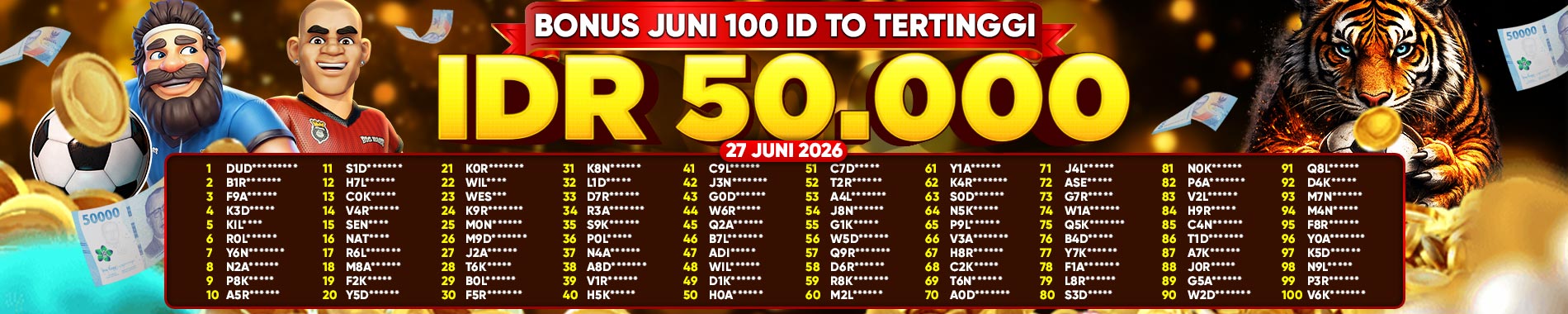 BONUS JUNI